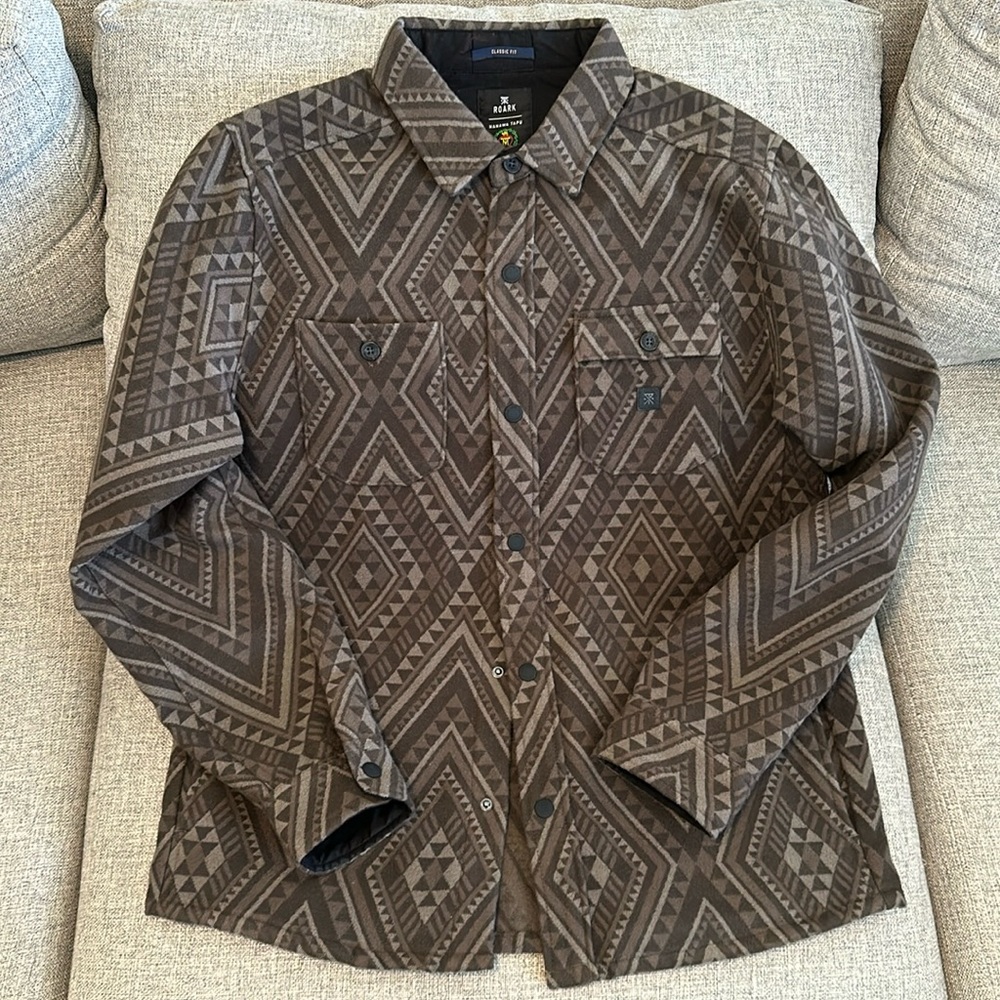 Roark Manawa Tapu Andes Long Sleeve Flannel - Men’s Medium